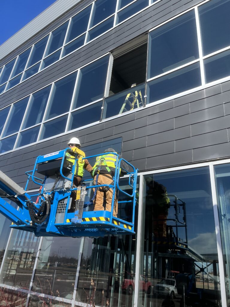 commercial glass curtain wall wichita ks